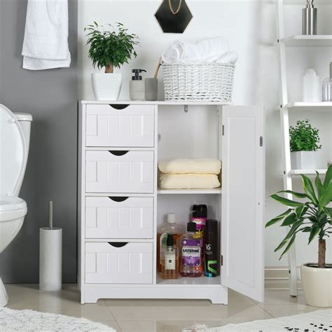 homcom stainless steel bathroom cabinet|homcom tall bathroom storage cabinet.